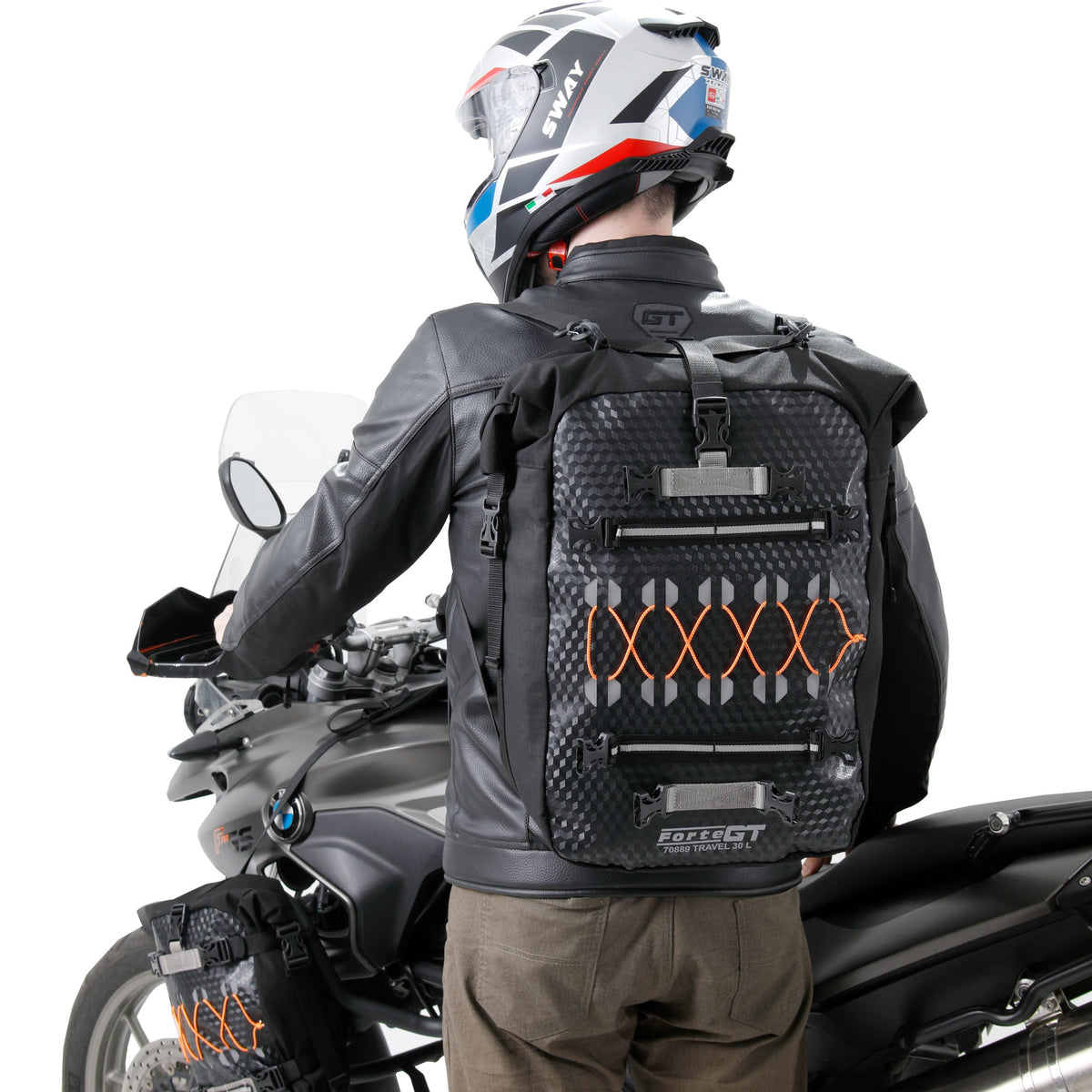 FORTE GT 70889 TRAVEL XL 70L Motosiklet Üçlü Arka Heybe