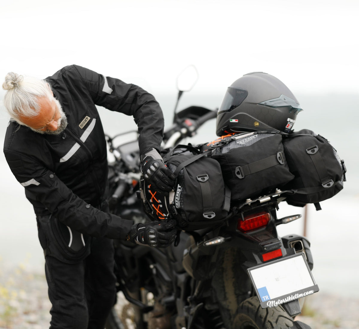 FORTE GT 70889 TRAVEL XL 70L Motosiklet Üçlü Arka Heybe