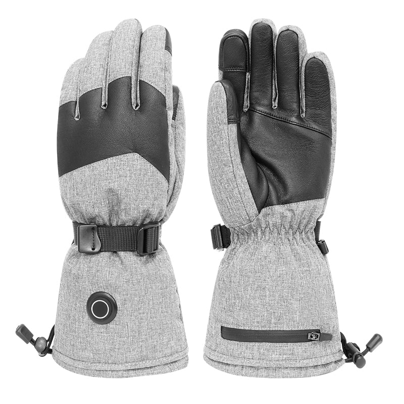 Dokunmatik Ekran Uyumlu Isıtmalı Outdoor Eldiven – Gri