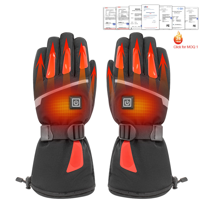 Batarya Destekli Isıtmalı Outdoor Eldiven – Siyah