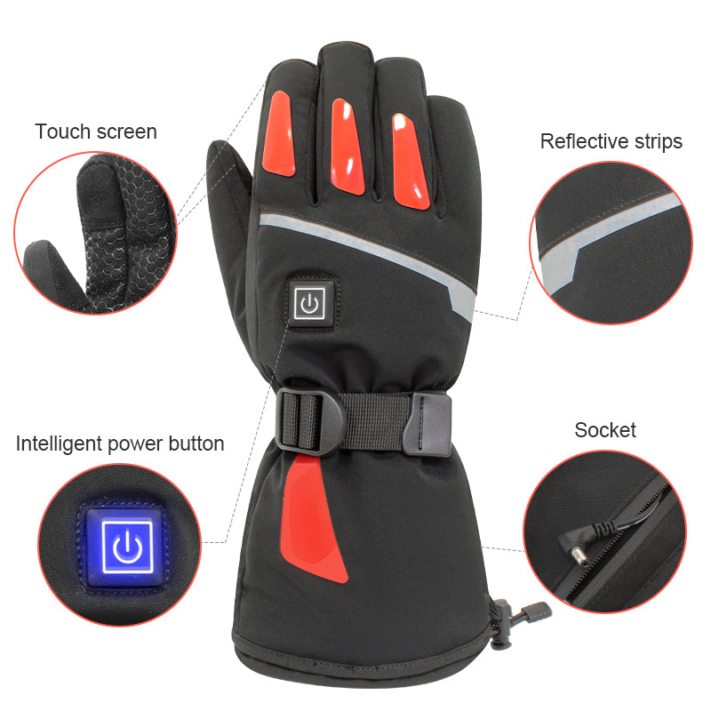 Batarya Destekli Isıtmalı Outdoor Eldiven – Siyah